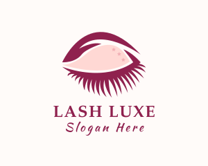 Female Beauty Eyelash logo design