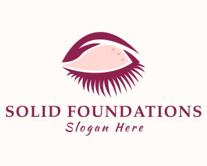 Cosmetic Surgery - Female Beauty Eyelash logo design