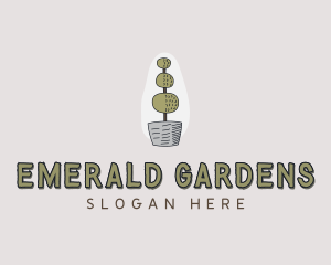 Topiary Tree Garden logo design