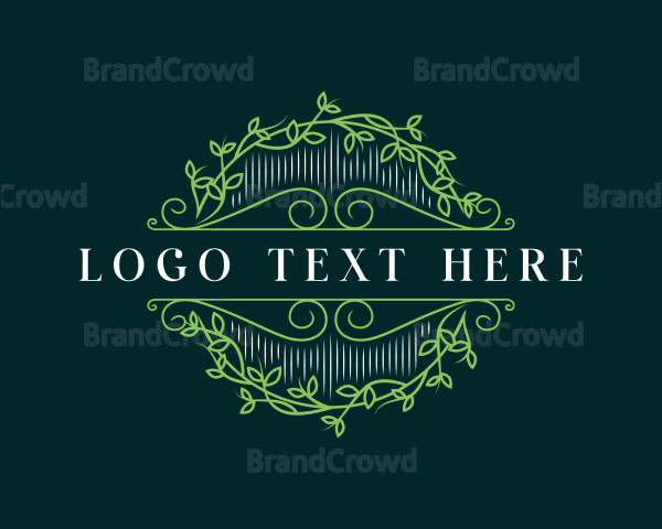 Boutique Floral Vine Logo