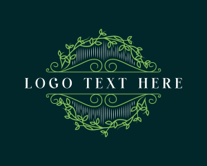 Ornamental - Boutique Floral Vine logo design