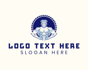 Bodybuilding - Muscle Bodybuilder Fitness logo design