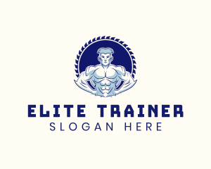 Muscle Bodybuilder Fitness logo design