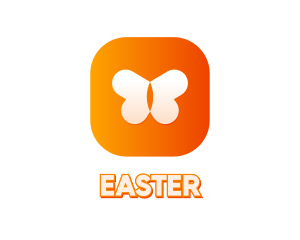 Orange Butterfly App Logo