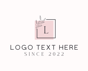 Florist - Organic Beauty Boutique logo design