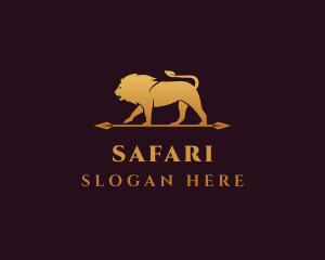 Lion Prowl Safari logo design