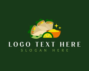 Pita - Spring Roll Wrap logo design