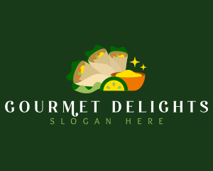 Spring Roll Wrap logo design