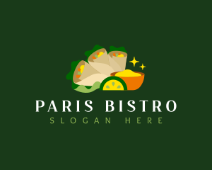 Spring Roll Wrap logo design