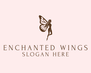Fairy - Fairy Wings Cosmetics logo design