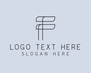 Letter F - Forwarding Cargo Logistics logo design
