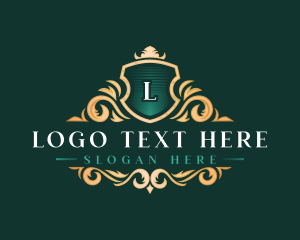 Lettermerk - Crown Crest Premium logo design