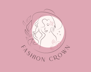 Woman Fashion Hat Boutique logo design