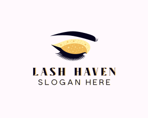 Beauty Eyeshadow Makeup logo design