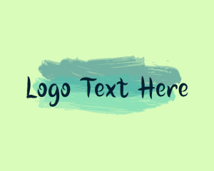 Painting - Playful Brush Business logo design