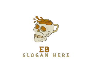 Scary - Skull Coffee Mug logo design