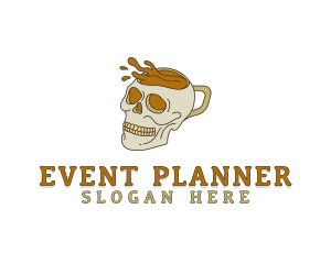 Mocha - Skull Coffee Mug logo design