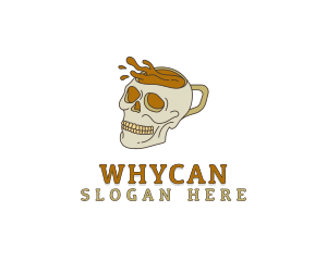Scary - Skull Coffee Mug logo design
