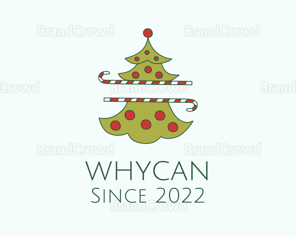Christmas Tree Sugar Cane Logo