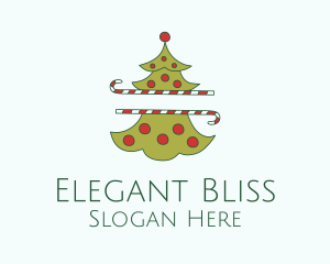 Christmas Tree Sugar Cane  Logo