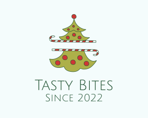 Celebration - Christmas Tree Sugar Cane logo design
