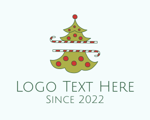 Celebration - Christmas Tree Sugar Cane logo design