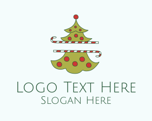 Christmas Tree Sugar Cane  Logo