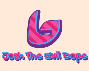Beatbox - Pop Graffiti Number 6 logo design