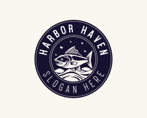 Marina - Fishery Tuna Fishing logo design