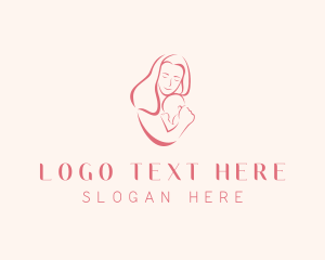 Breastfeeding - Maternity Child Birth logo design