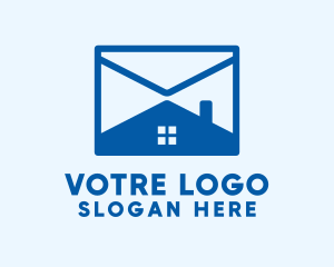 Blue Envelope House Logo