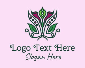 Sustainable - Lily Flower Bouquet logo design