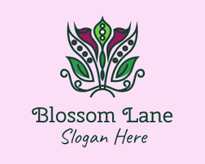 Bouquet - Lily Flower Bouquet logo design