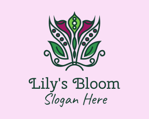 Lily - Lily Flower Bouquet logo design