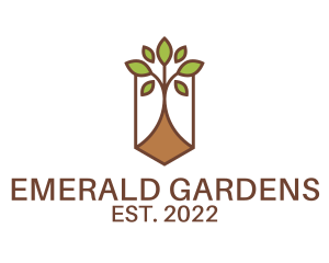 Tree Planting Garden logo design