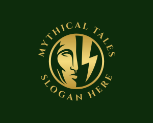 Greek Mythology Thunder logo design