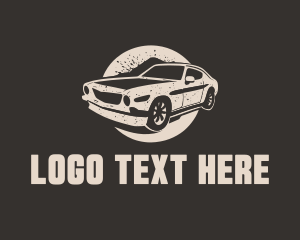 Garage - Retro Automotive Car Paint logo design