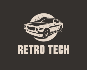 Retro Automotive Car Paint logo design