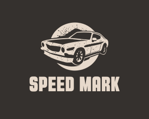 Retro Automotive Car Paint logo design