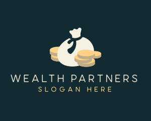 Money Financial Bag logo design