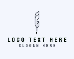 Pen - Write Quill Pen Literature logo design