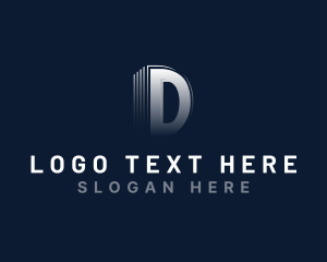 Media Studio Letter D logo design