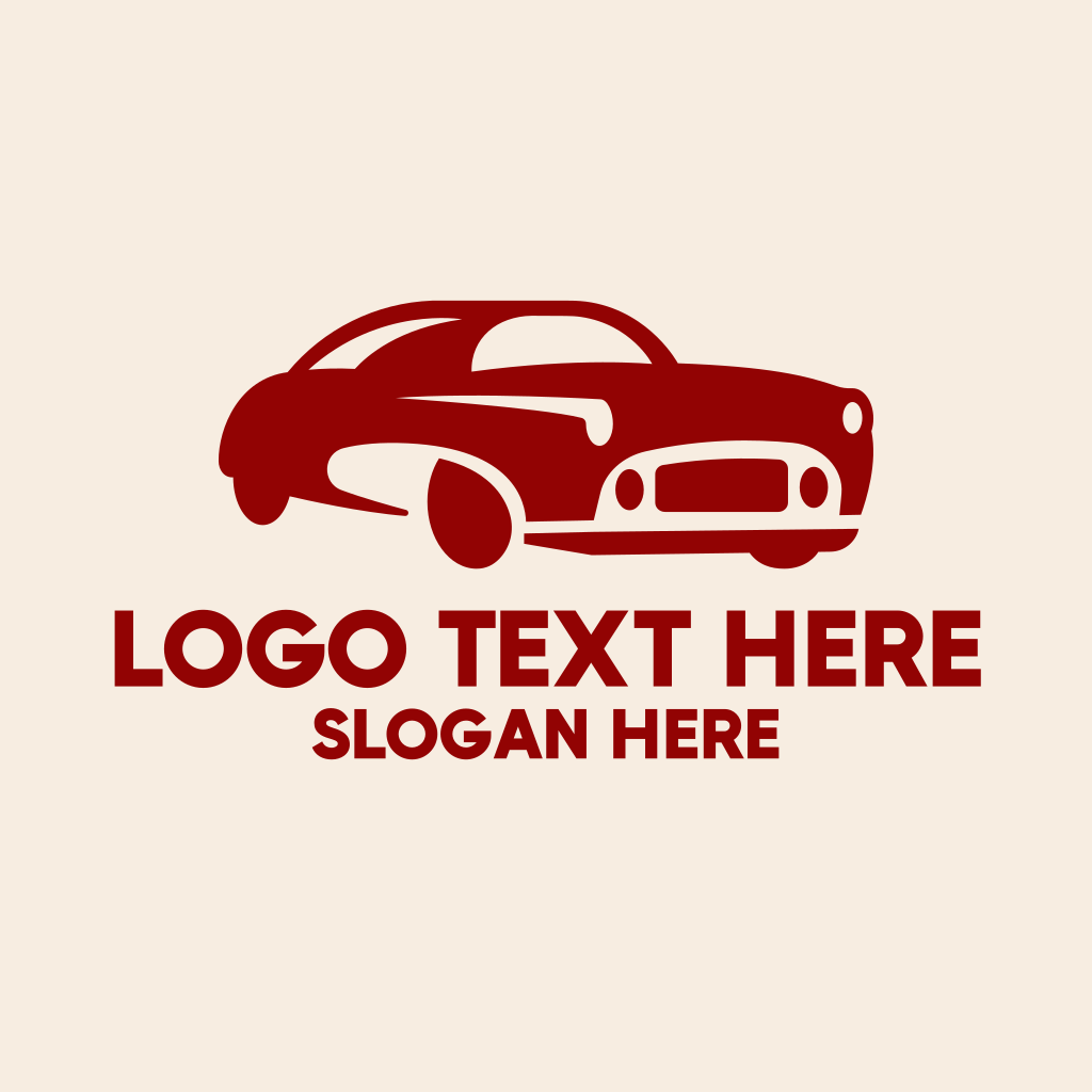 Classic Red Car Logo | BrandCrowd Logo Maker