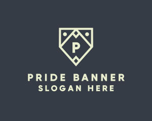 Mountain Decorative Banner logo design