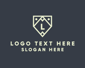 Fabric - Mountain Decorative Banner logo design