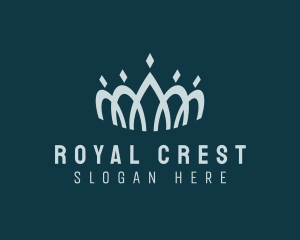 Majestic - Royal Crown Tiara logo design