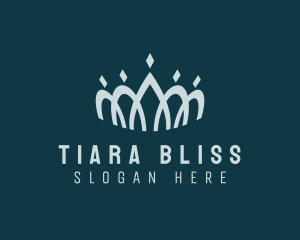 Tiara - Royal Crown Tiara logo design