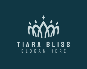 Royal Crown Tiara logo design