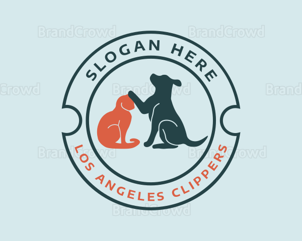 Foster Pet Animal Shleter Vet Logo