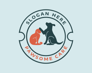 Foster Pet Animal Shleter Vet logo design